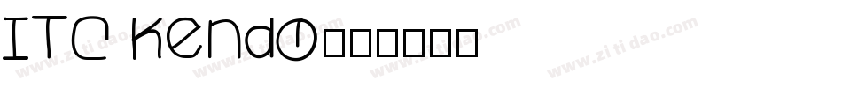 ITC Kendo字体转换